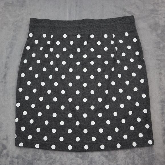 Banana Republic Skirt Womens S Black Polka dots Drawstring Stretchable Waist - Picture 10 of 16